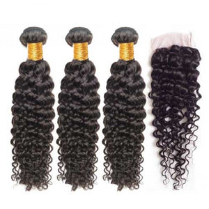 Curly Texture Bundle and HD Closure Deals