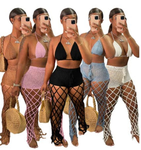 Knitted “Fine Bae” Set